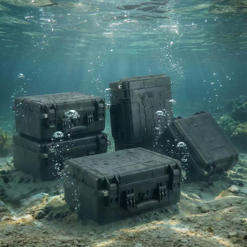 Täysin ilmatiivis pöly- ja vesitiivis kova laatikko