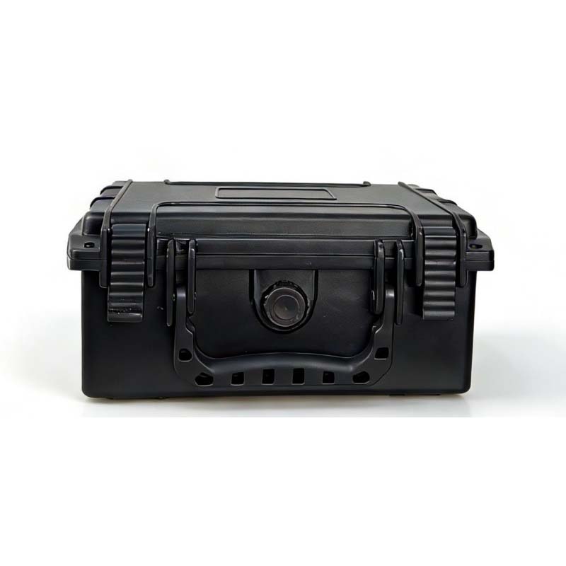 Veden- ja pölytiivis kova laatikko paineentasausventtiilillä